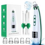 2023 Newest Blackhead Remover Pore Vacuum,Upgraded Facial Pore Cleaner,Electric Acne Comedone Whitehead Extractor Tool-5 Suction Power,5 Probes,USB Rechargeable Blackhead Vacuum Kit for Women & Men